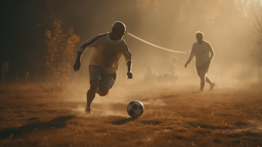 maend spiller fodbold